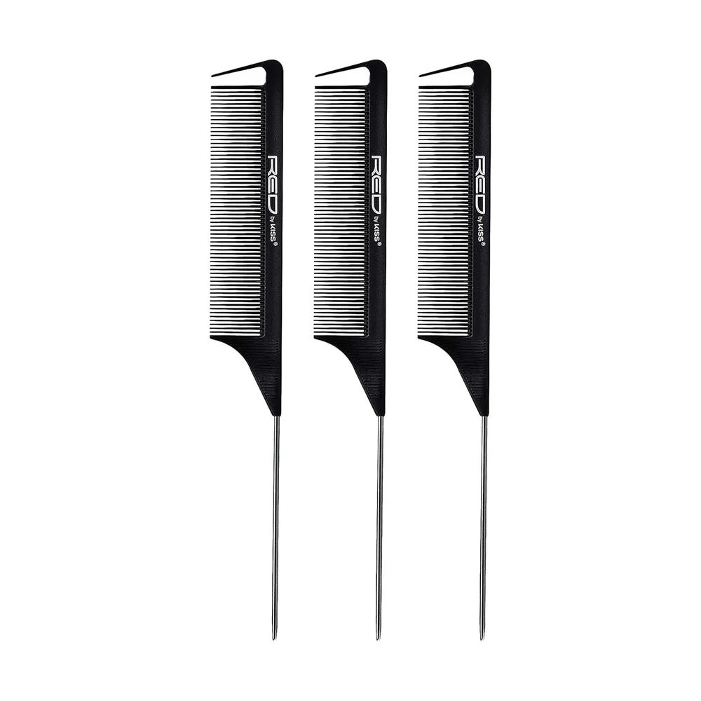 Red by Kiss Parting Pin Tail Comb - Image 3