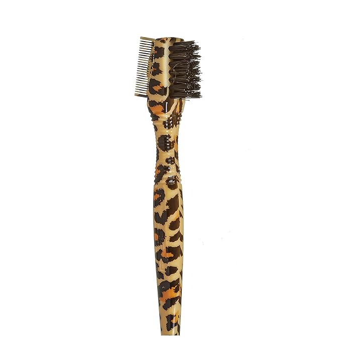 Red by Kiss Edge Brush with Comb and Rattail β Boar Bristles - Image 3