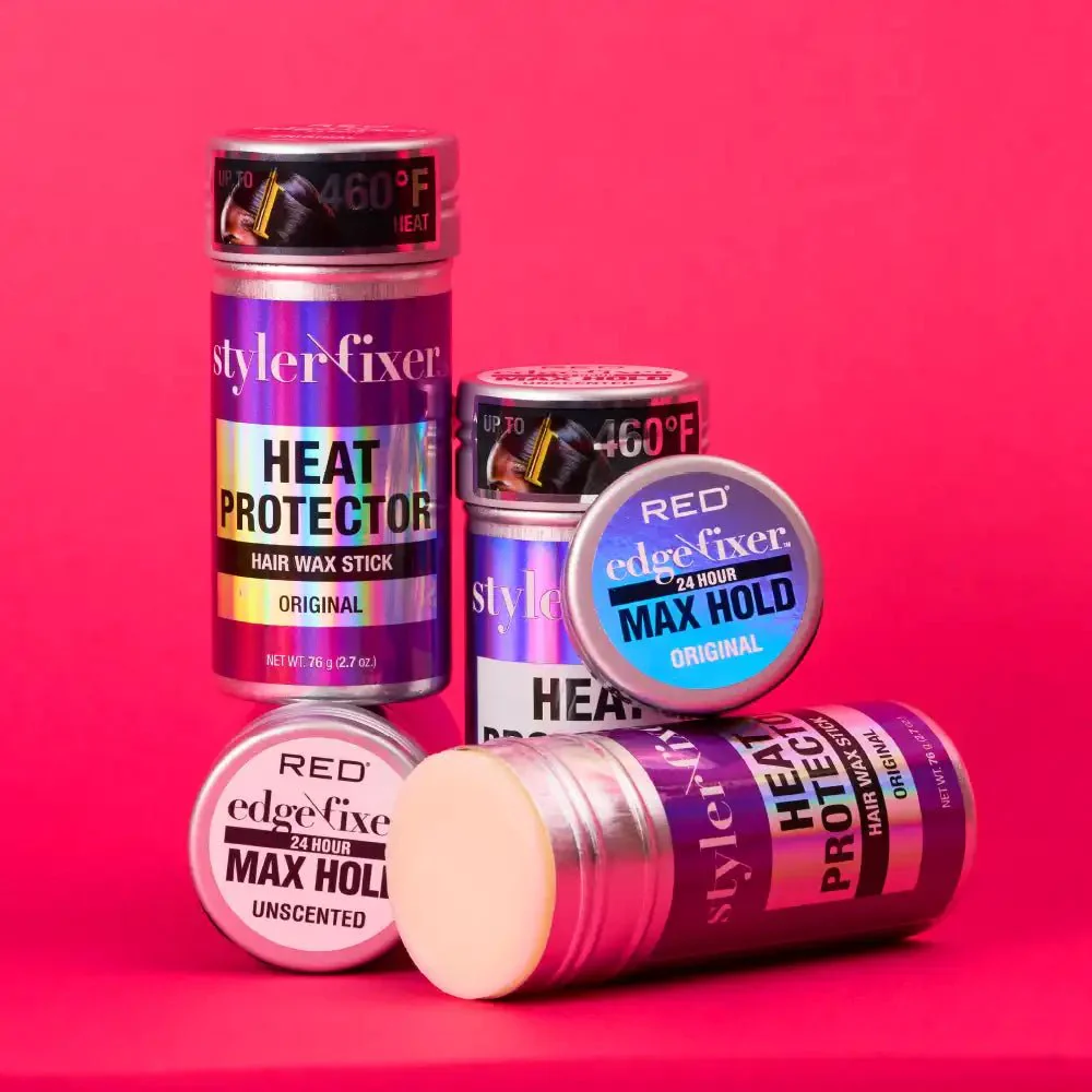 Red by Kiss Edge Fixer 2-in-1 Heat Protector Hair Wax Stick