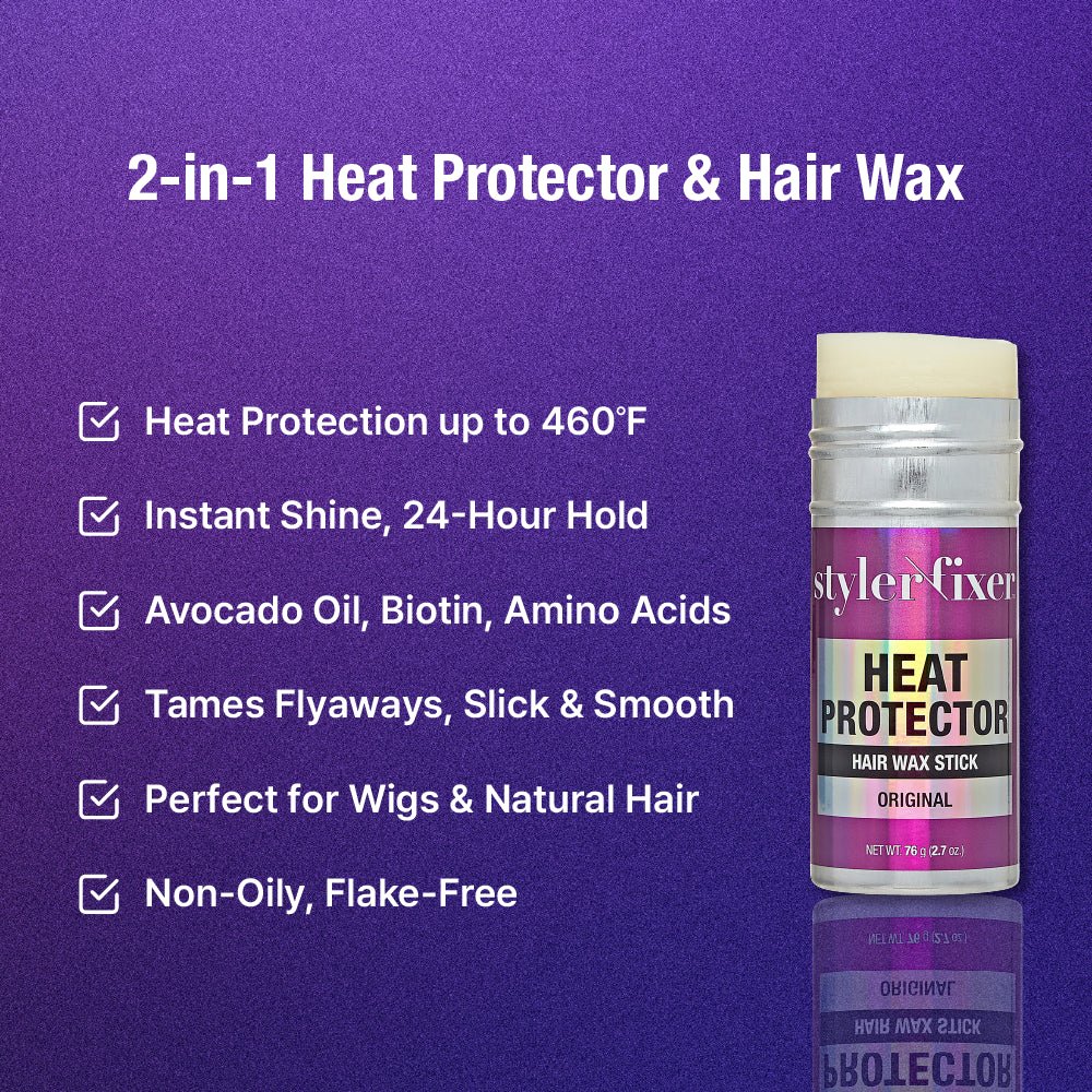 Red by Kiss Edge Fixer 2-in-1 Heat Protector Hair Wax Stick - Image 9