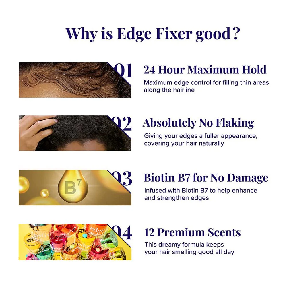 Red by Kiss Edge Fixer 24 Hour Edge Control Wax – 0.50 fl oz - Image 8
