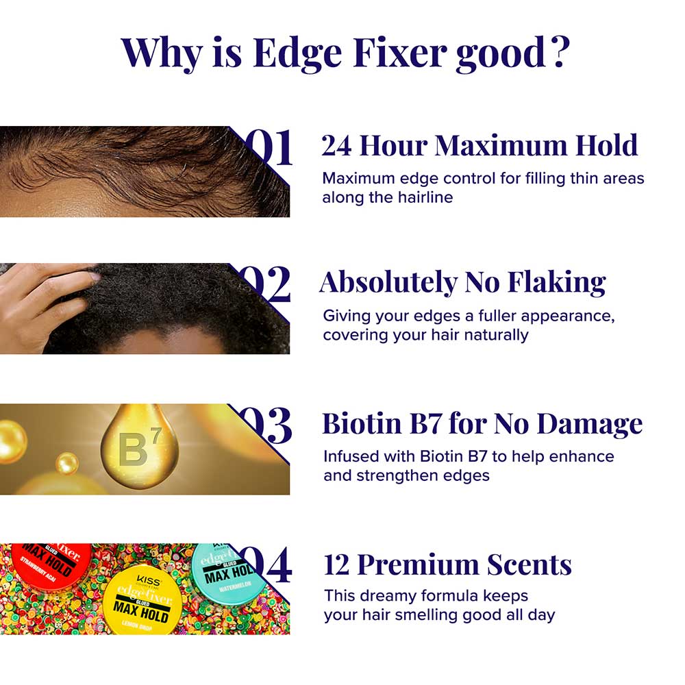 Red by Kiss Edge Fixer 24 Hour Edge Control Wax - 3.38oz - Image 28