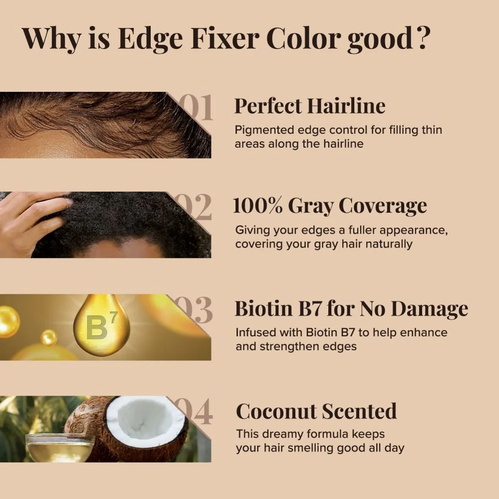 Red by Kiss Edge Fixer Color Wax Stick - Image 4