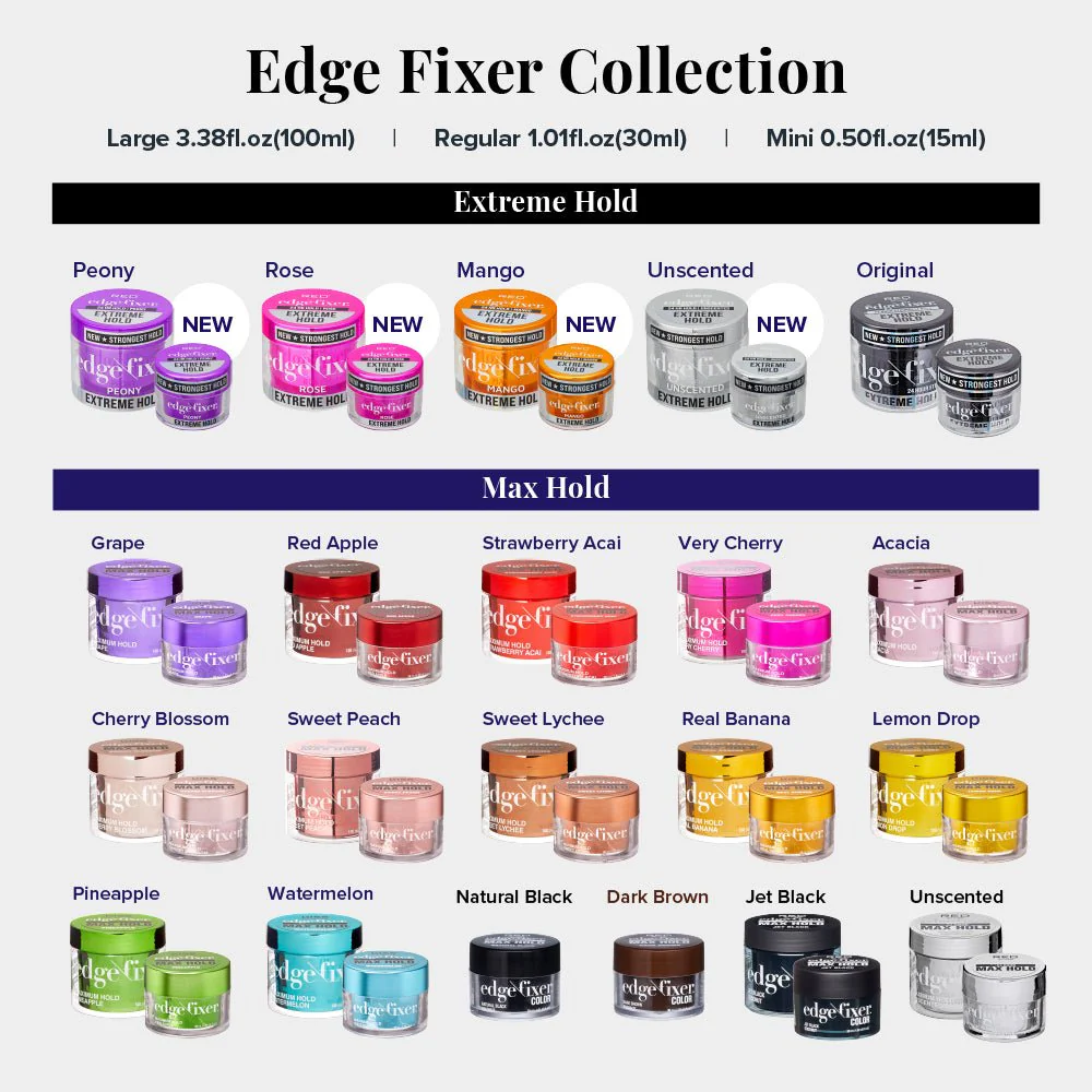 Red by Kiss Edge Fixer Extreme Hold Hair Gel - Image 3