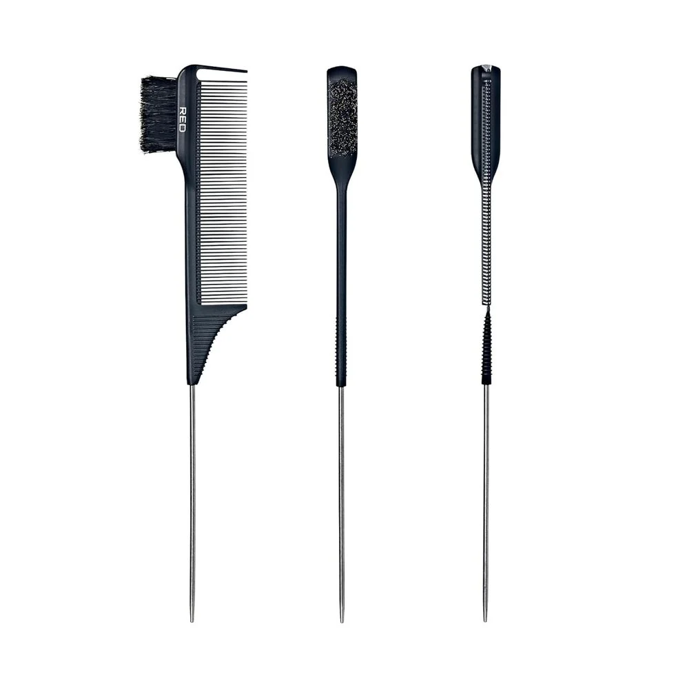 Red by Kiss Edge Parting Pin Tail Comb - Image 3