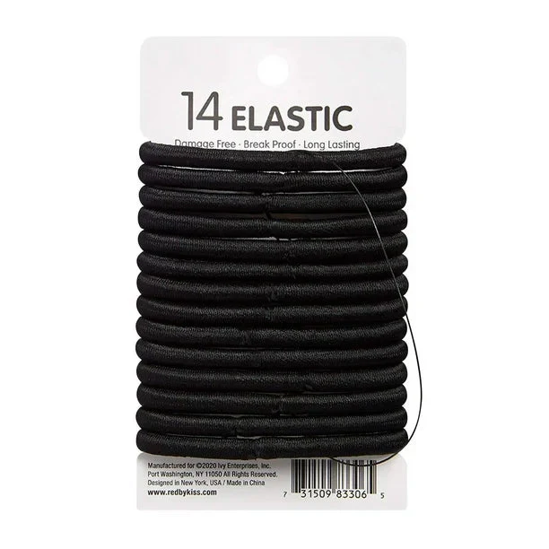 Red by Kiss Elastic Bands – 14 Count - Image 2