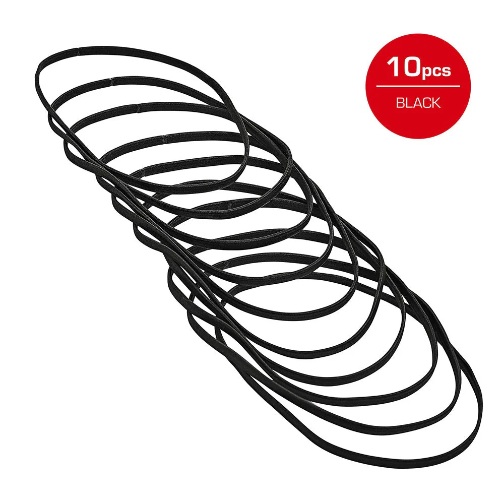 Red by Kiss Elastic Sport Headbands 10pcs - Image 5