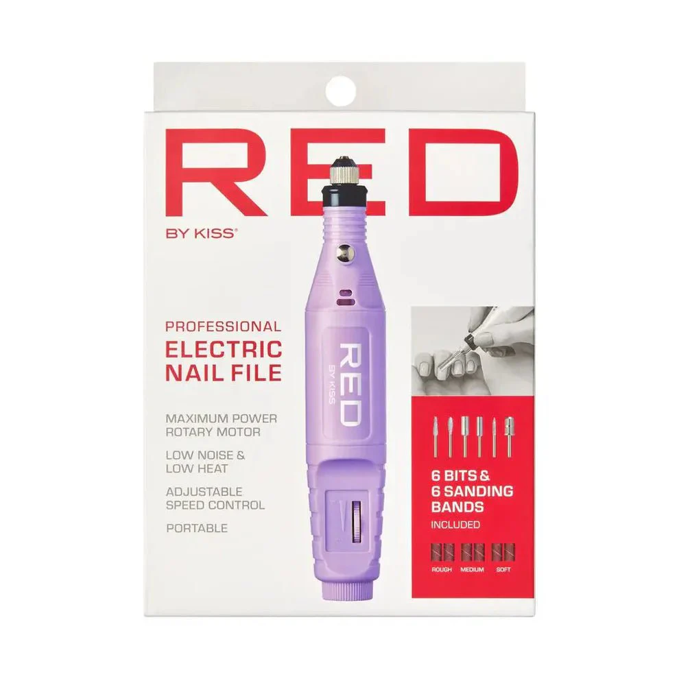 Red by Kiss – Electric Nail File - Image 2