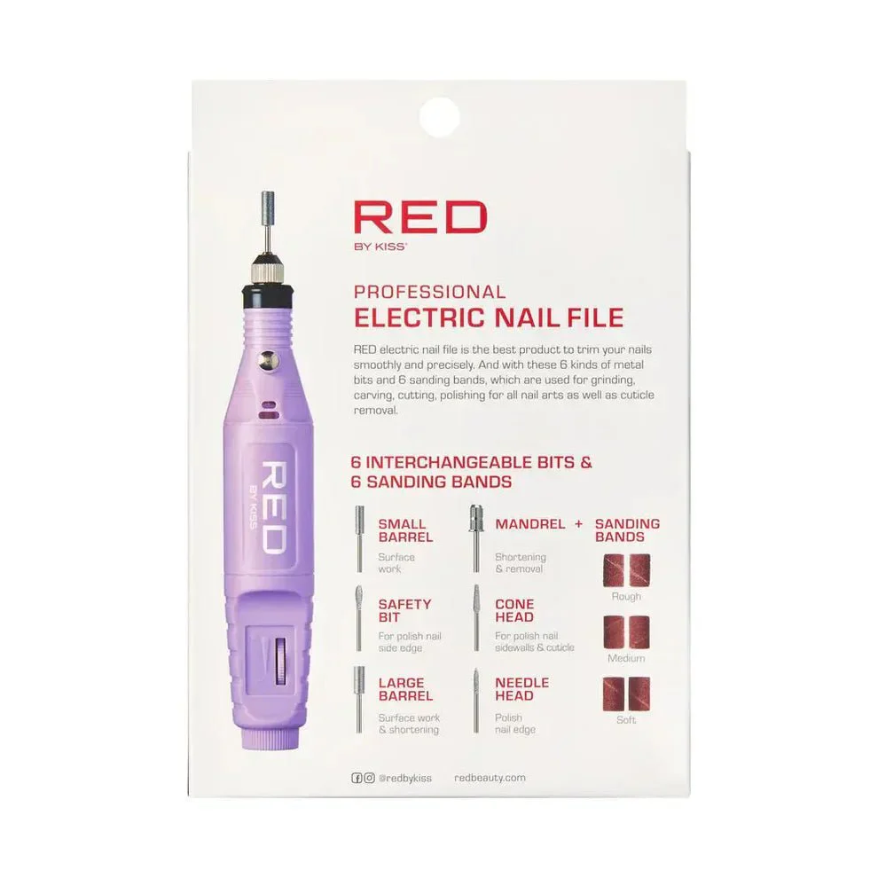 Red by Kiss – Electric Nail File - Image 3