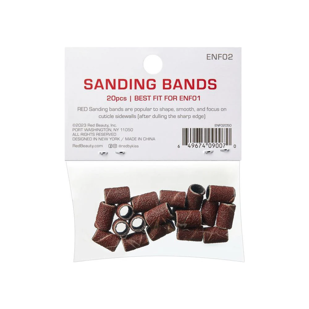 RED by Kiss – Electric Nail File Sanding Bands - Image 2