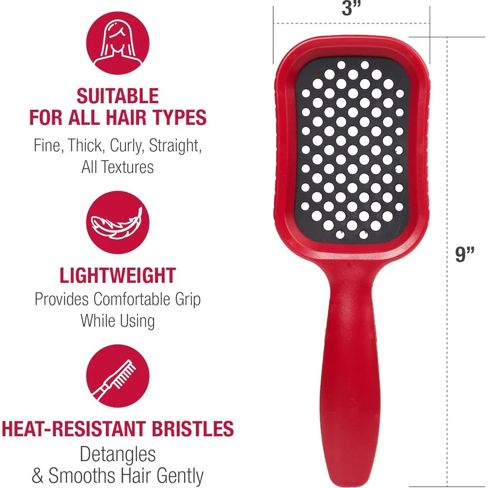 Red by Kiss Dry Vent Brush ā Volume & Detangling, Vent Brush - Image 3