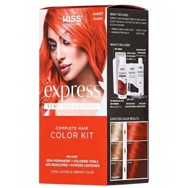 Red by Kiss Express Semi-Permanent Hair Dye β 6 Shades - Image 3