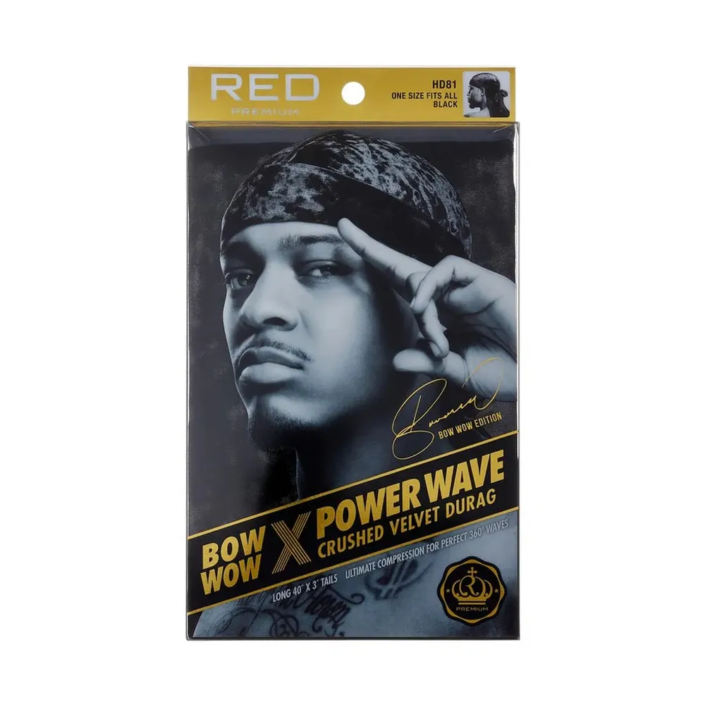 Red by Kiss Premium Bow Wow X Power Wave Durag - Image 2