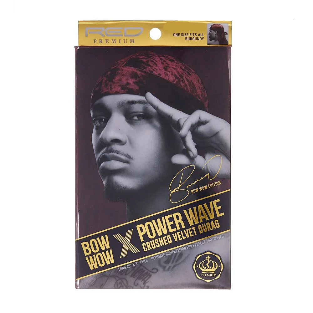 Red by Kiss Premium Bow Wow X Power Wave Durag - Image 3