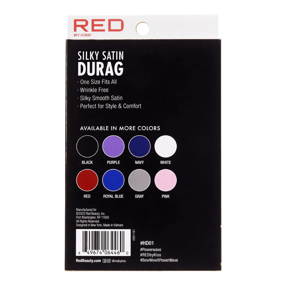 Red by Kiss Silky Satin Durag - Image 17