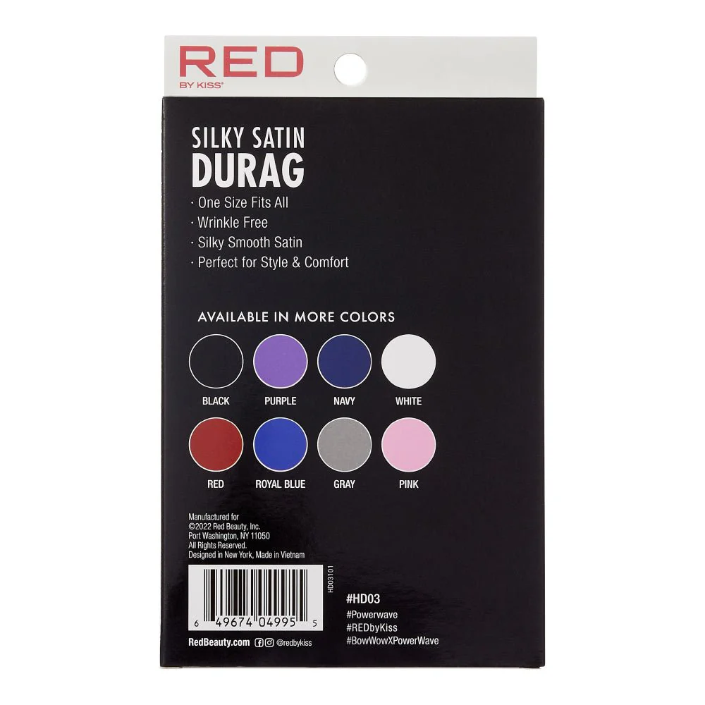 Red by Kiss Silky Satin Durag - Image 19