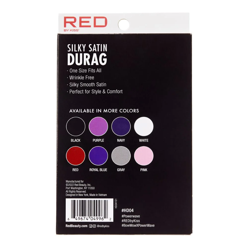 Red by Kiss Silky Satin Durag - Image 20