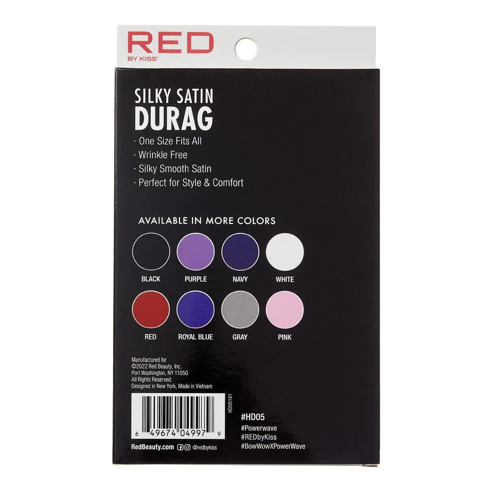 Red by Kiss Silky Satin Durag - Image 21