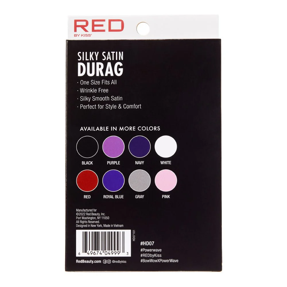 Red by Kiss Silky Satin Durag - Image 23