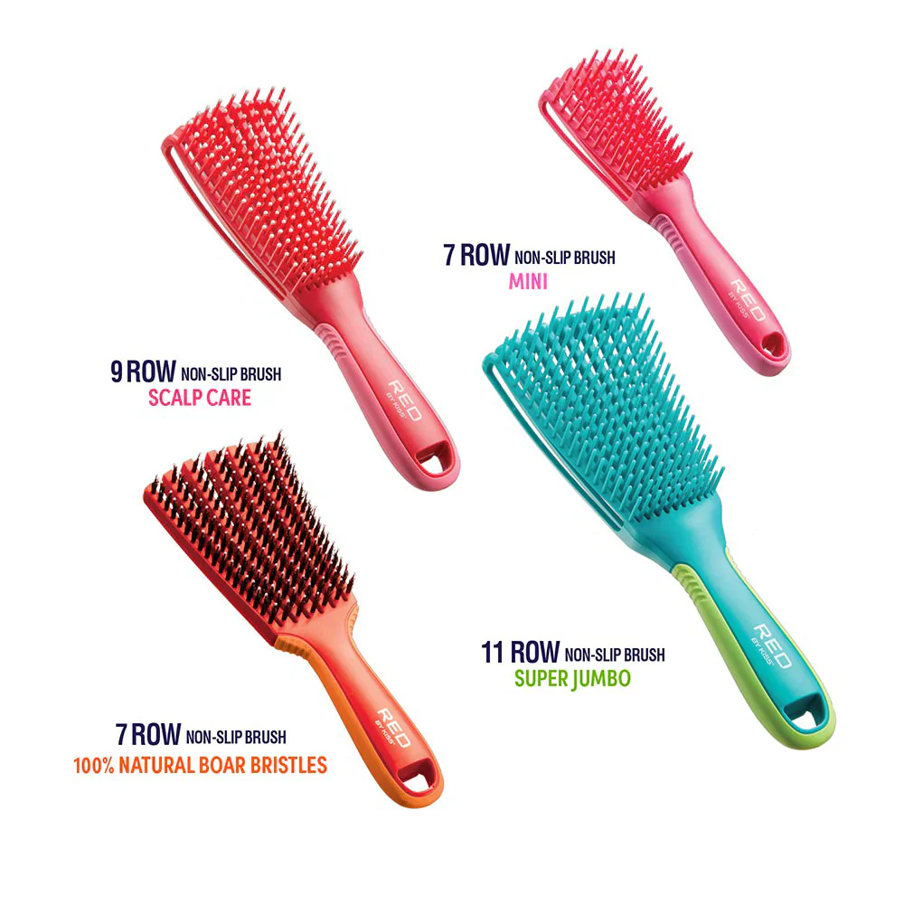 Red by Kiss Flexi Glide & Define Detangle Brush – HH55 - Image 4