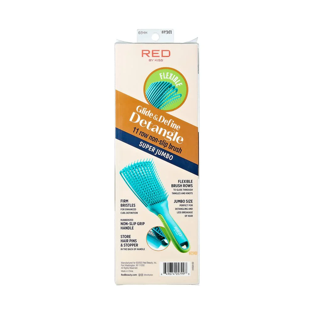 Red by Kiss Flexi Glide & Define Detangle Brush – HH59 - Image 6