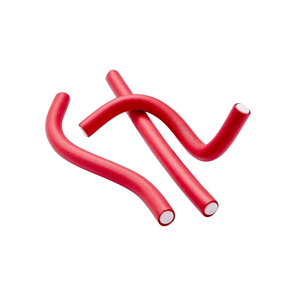 Red by Kiss Flexi Rods – 7" 5/8" Diameter - 6PCS Value Pack for Bouncy Curls - Image 3
