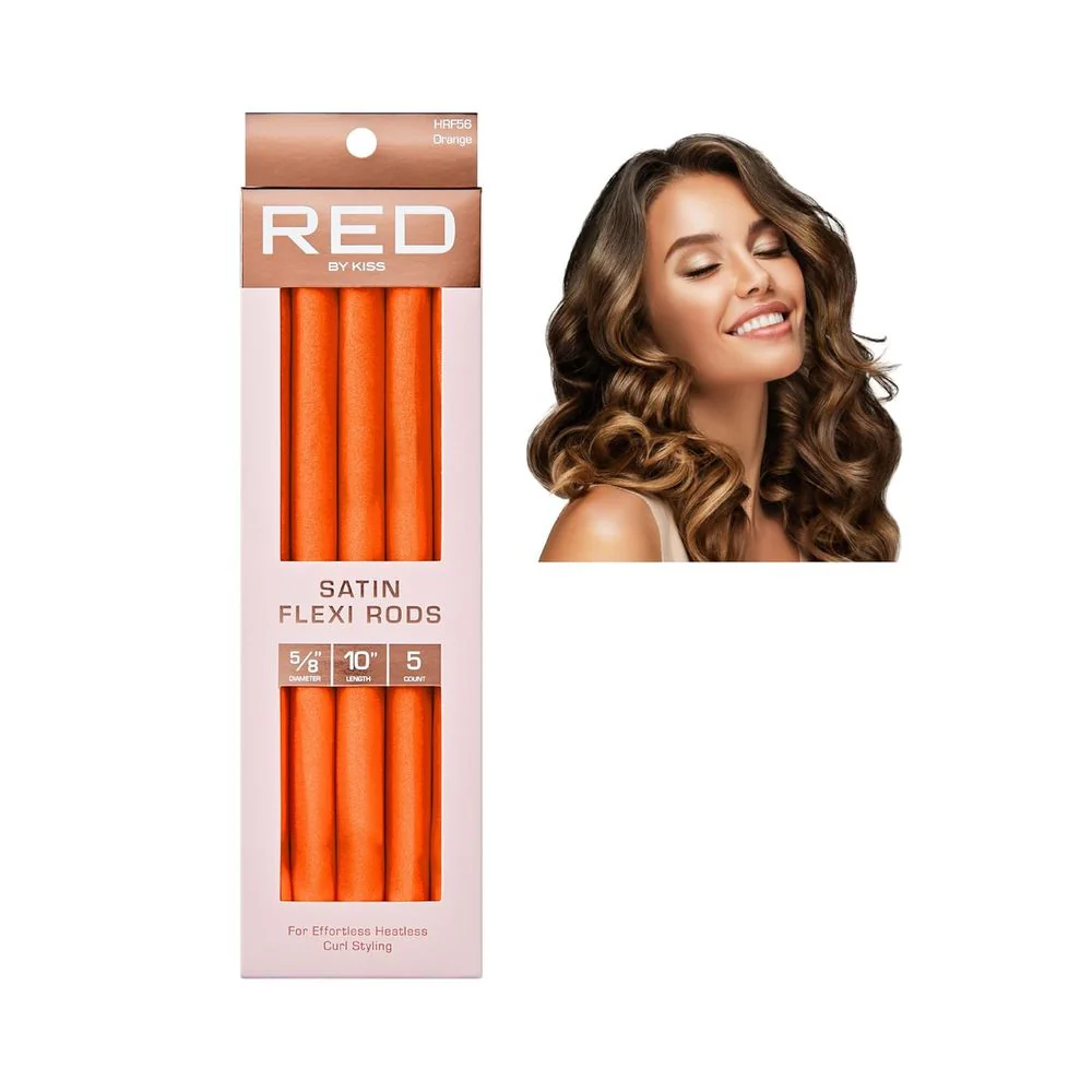 Red by Kiss Satin Flexi Rods - 6 Color Variants - Image 11
