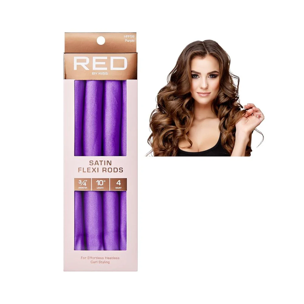 Red by Kiss Satin Flexi Rods - 6 Color Variants - Image 13