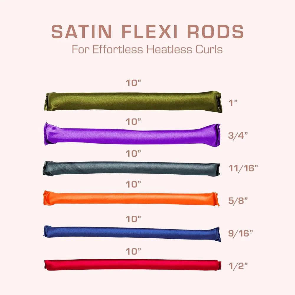 Red by Kiss Satin Flexi Rods - 6 Color Variants - Image 2