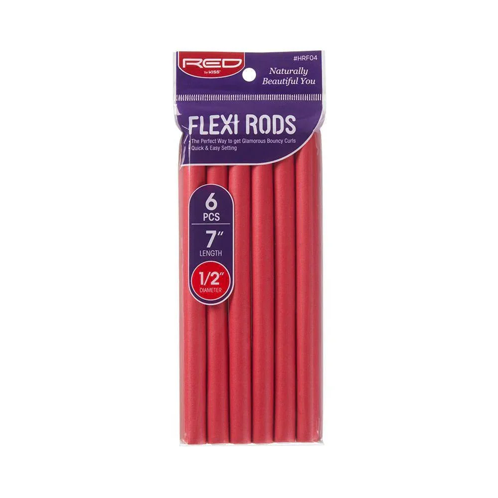 Red by Kiss Flexi Rods ā 7" 1/2" Diameter - 6PCS