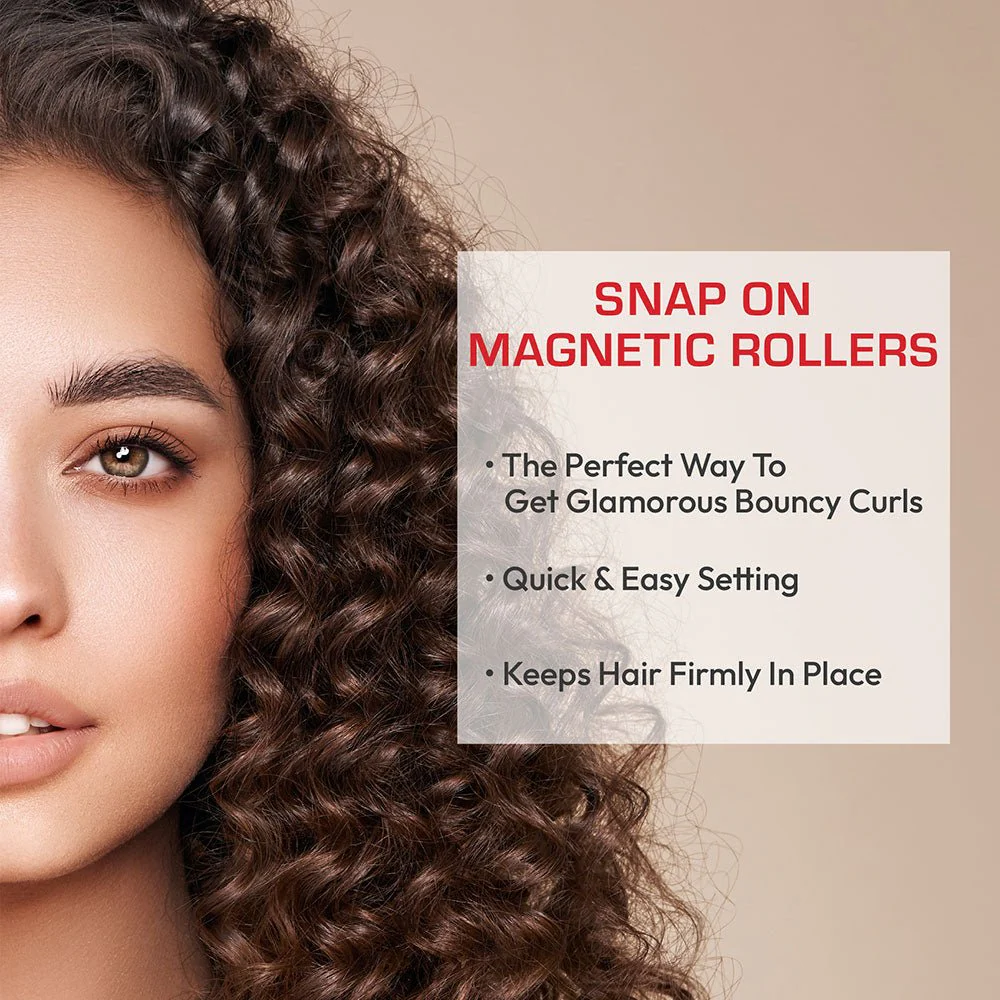 Red by Kiss Magnetic Rollers - HRM07–HRM12