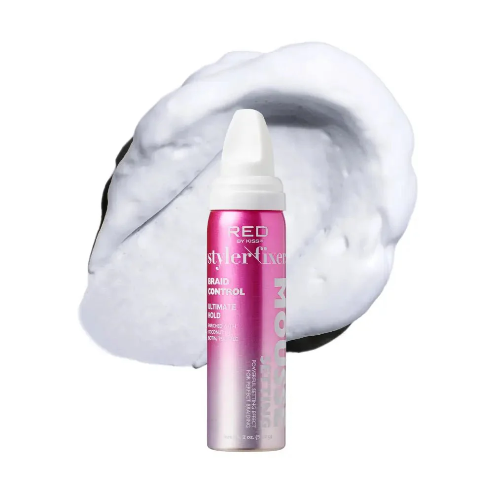 Red by Kiss Frizz Control Setting Mousse - 2oz - Image 3