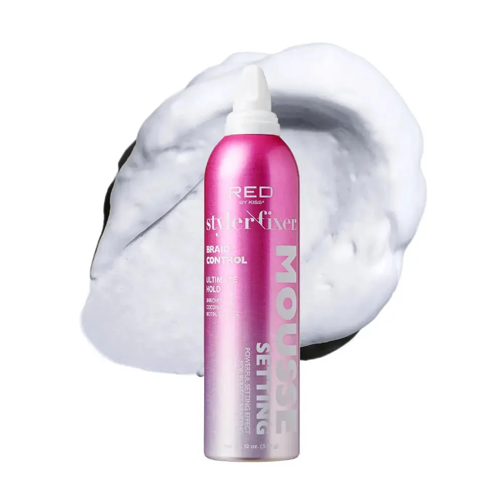 Red by Kiss Frizz Control Setting Mousse -12oz - Image 3
