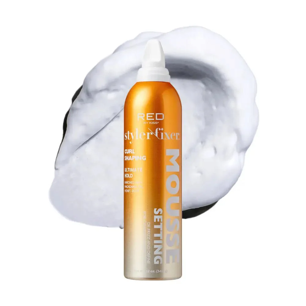 Red by Kiss Frizz Control Setting Mousse -12oz - Image 6