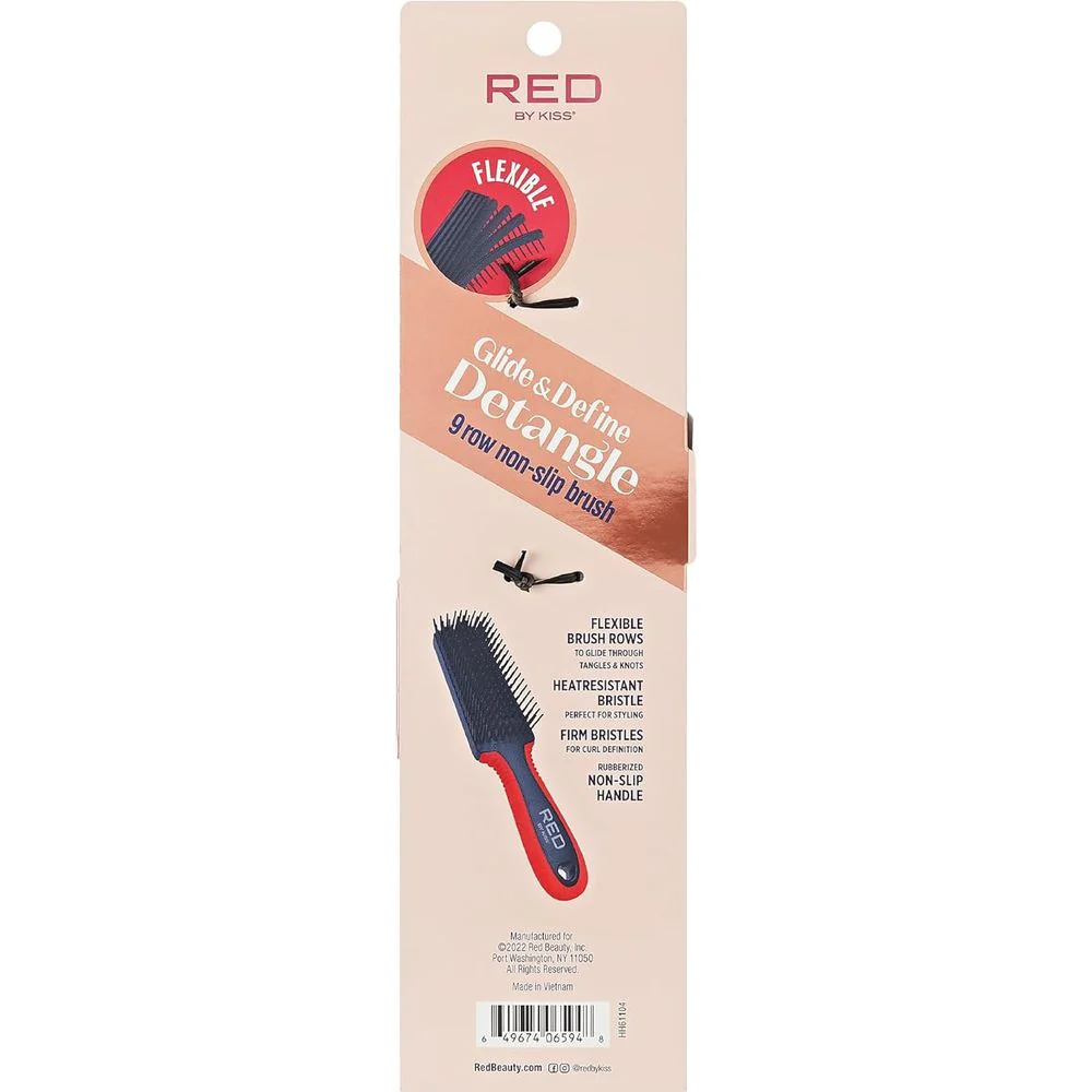 Red by Kiss Glide & Define Detangle Brush - Image 5