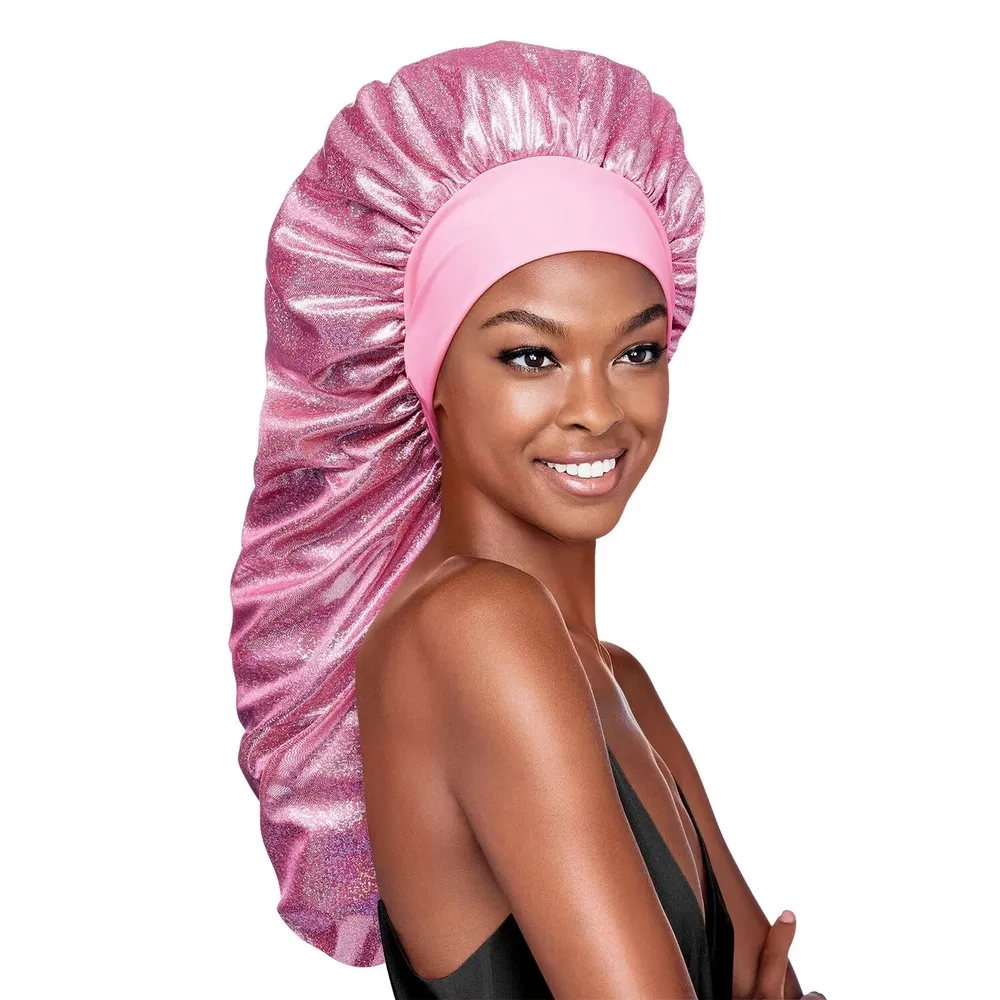 Red by Kiss Glitter Bonnet Luxury Hologram Fabric - Image 4