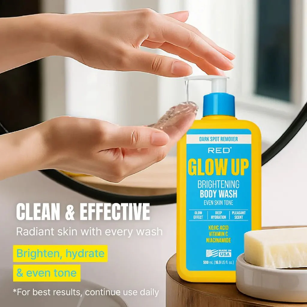 Red By Kiss Glow Up Body Wash Kojic Acid Vitamin C & Niacinamide - Image 6