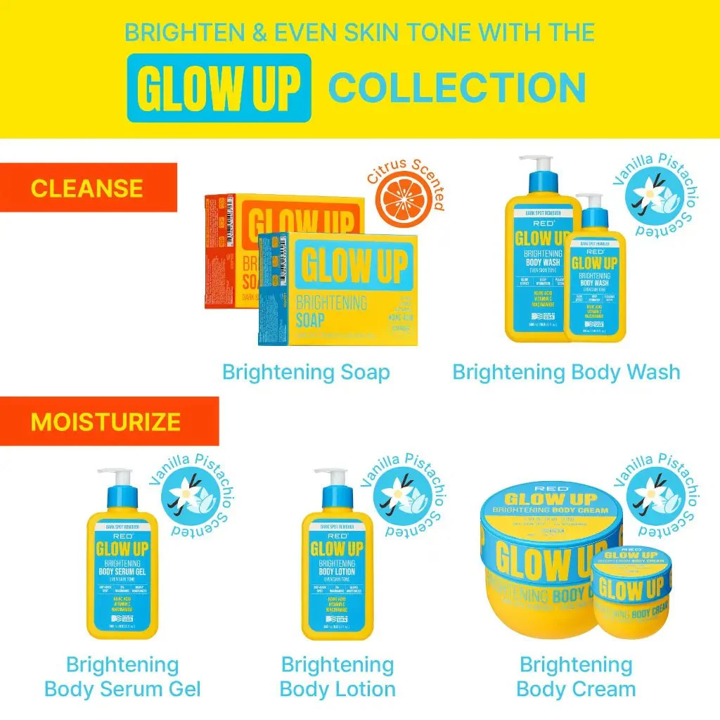 Red By Kiss Glow Up Body Wash Kojic Acid Vitamin C & Niacinamide - Image 7