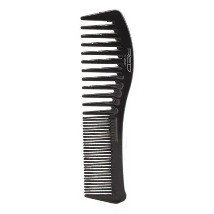 Red by Kiss Cut & Detangler Comb – Black - Image 4