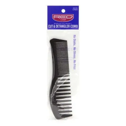 Red by Kiss Cut & Detangler Comb – Black - Image 5