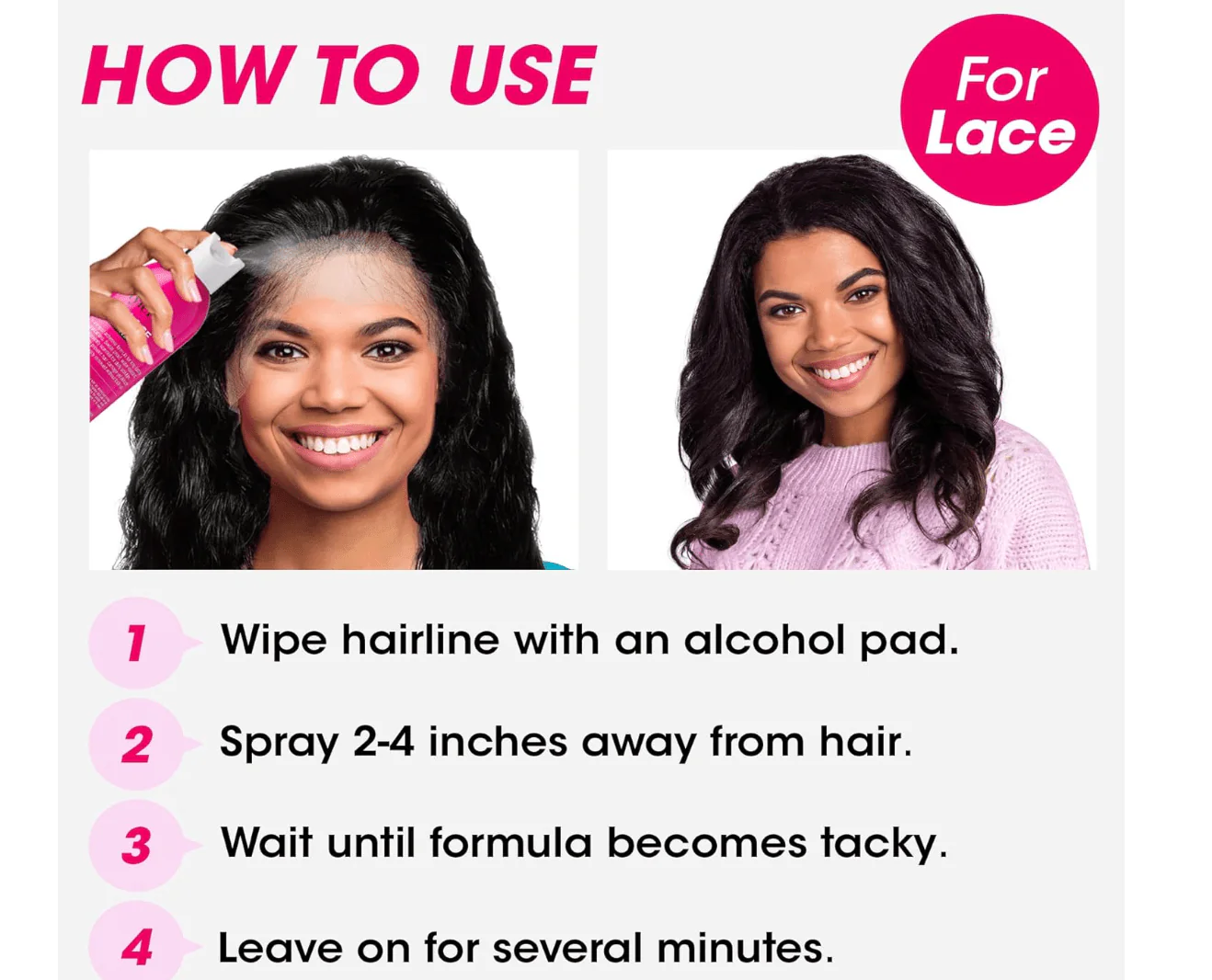 RED by Kiss Hair Glue Spray Adhesive β Extreme Hold - Image 3