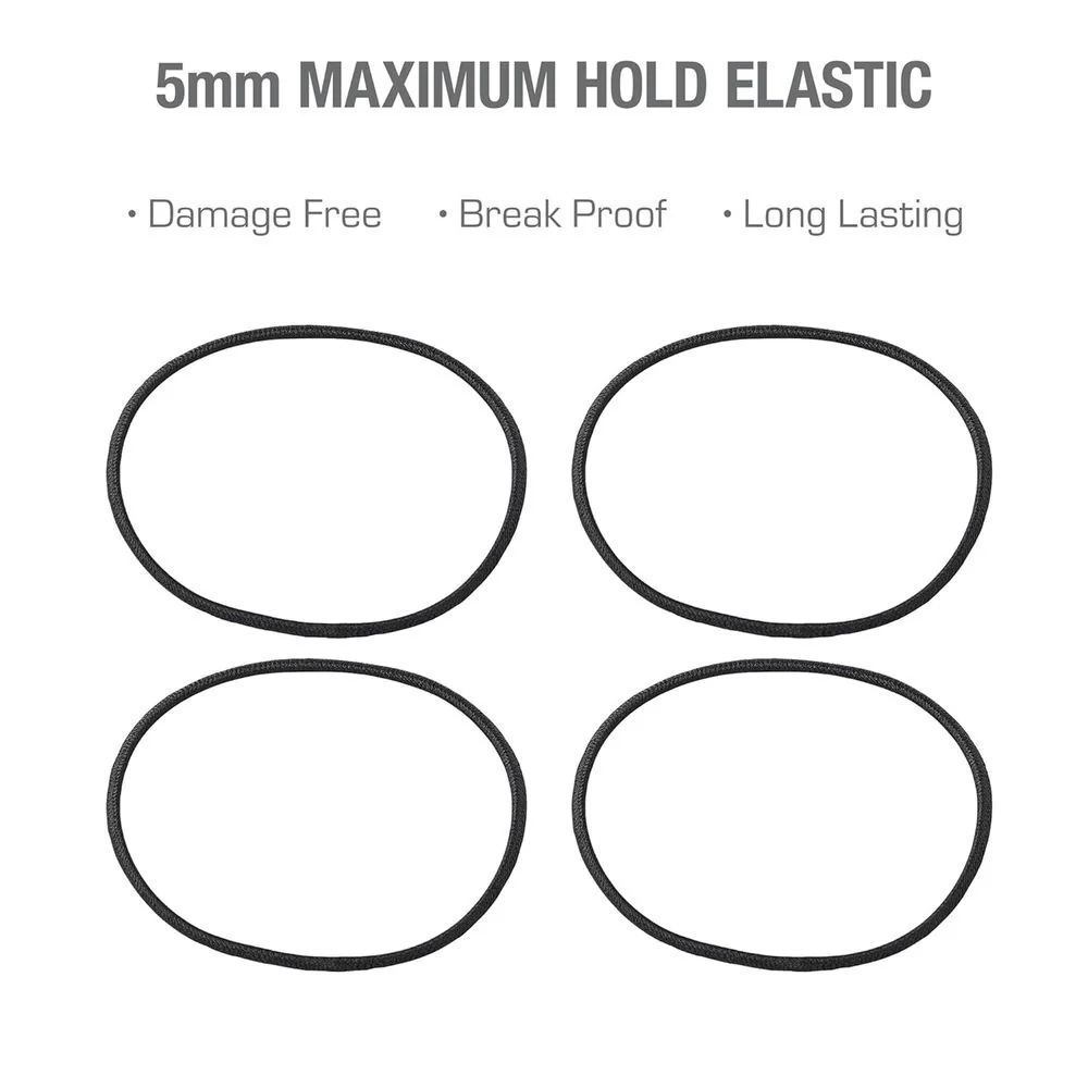 Red by Kiss Maximum Hold Elastic Hair Bands – 2mm - Image 8
