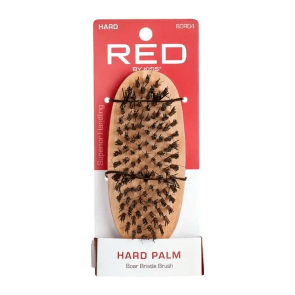 Red by Kiss Hard Palm Boar Brush β Hard