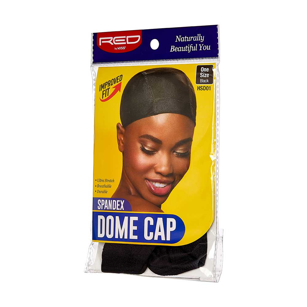Red by Kiss Spandex Dome Cap - Image 6