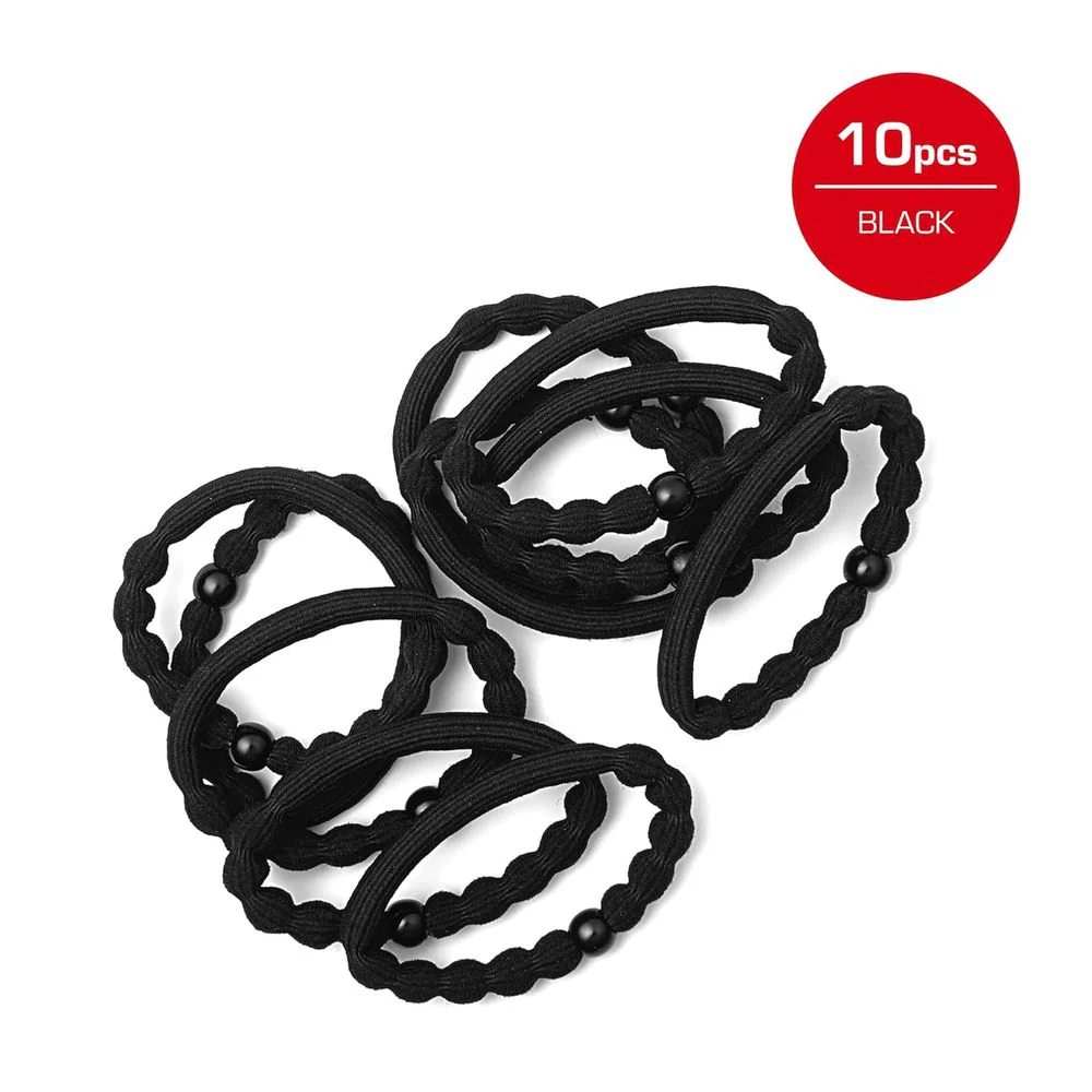 Red by Kiss Maximum Hold Elastic Hair Bands – 10pcs - Image 4