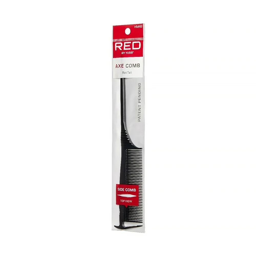 Red by Kiss Axe Comb Rat Tail ā Dual-Ended Comb