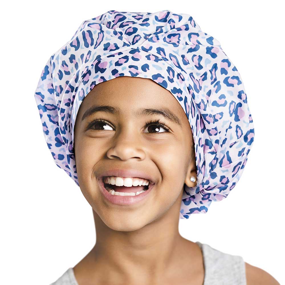 Red by Kiss Kids Soft Vinyl Shower Cap – Leak-Proof Bath Protection - Image 3