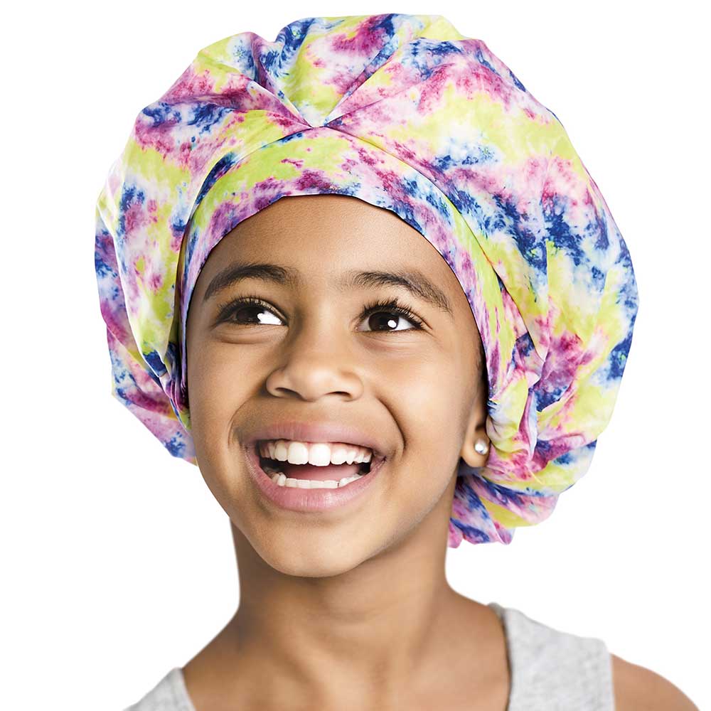 Red by Kiss Kids Soft Vinyl Shower Cap – Leak-Proof Bath Protection - Image 4