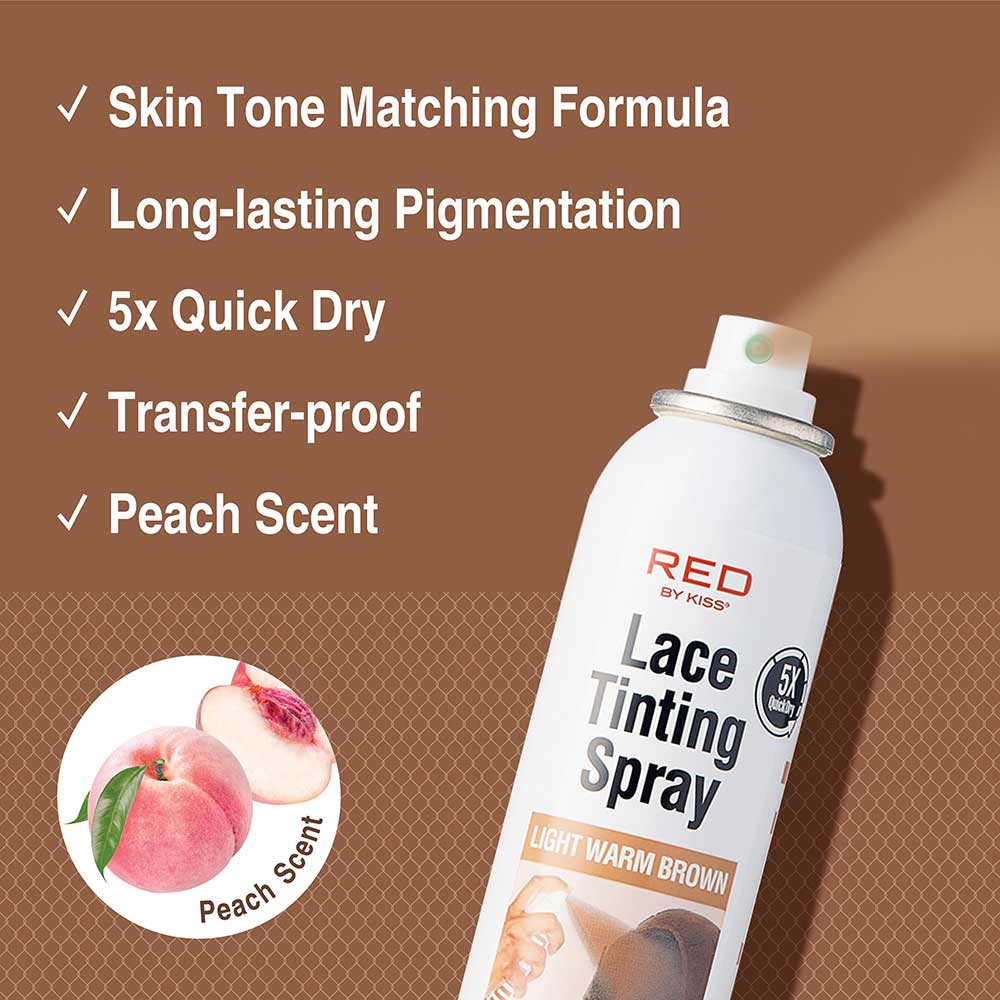 Red by Kiss Lace Tint Spray – 5X Quick Dry - Image 3