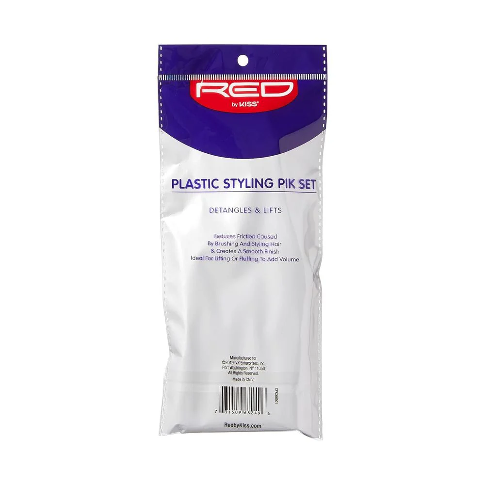 Red by Kiss Styling Pik Set – 3 Pcs - Image 2
